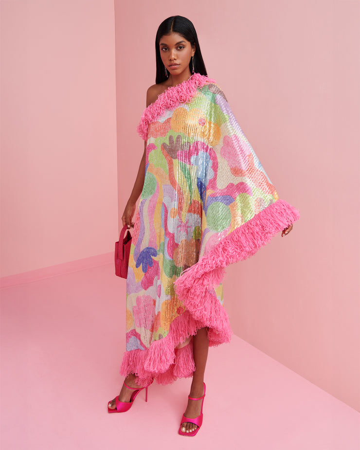 BLAIZ Celia B Willow Multi Print Midi Dress