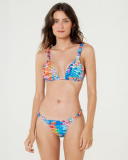 BLAIZ Blueman Malibu Escama Blue Print Bikini