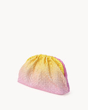 BLAIZ Maria La Rosa Pink Gradient Game Mineral Clutch Bag