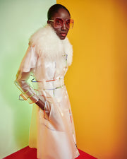 Ice Lolly Clear Trench Coat