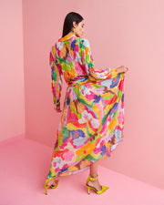 BLAIZ Celia B Lullaby Multi Print Maxi Skirt