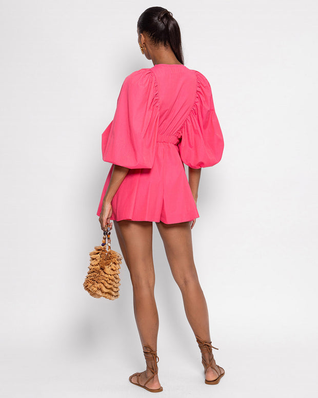 BLAIZ Sundress Alicia Neon Pink Jumpsuit