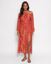 BLAIZ Sundress Cassandre Marbella Savannah Print Dress