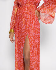 BLAIZ Sundress Cassandre Marbella Savannah Print Dress