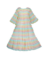 ABLAIZ Celia B Vinci Multi Stripe Midi Dress
