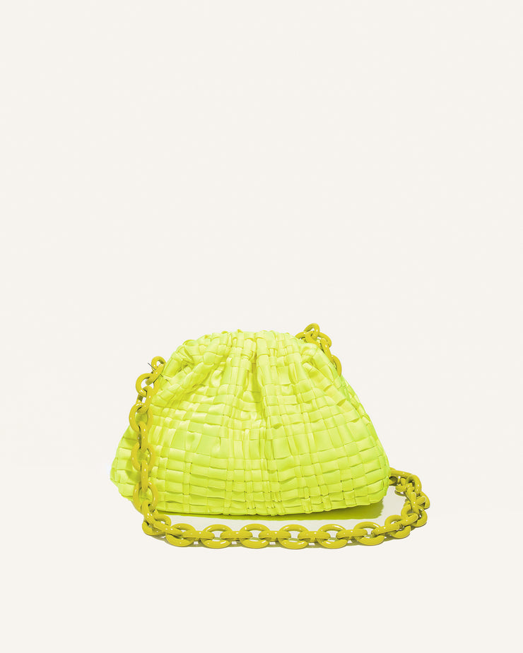LAIZ Maria La Rosa Bright Yellow Mini Game Clutch Bag