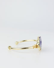 BLAIZ | 227 accessories | Violet Purple Stone Bracelet, agate stone jewellery