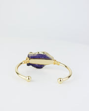 BLAIZ | 227 accessories | Violet Purple Stone Bracelet, agate stone jewellery