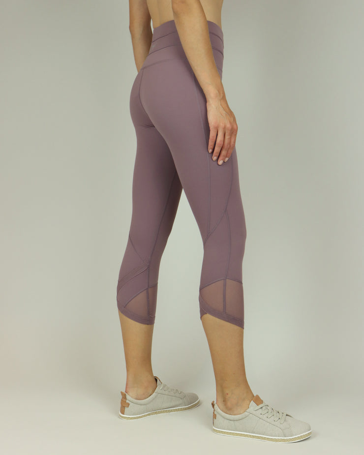 BLAIZ | BLAIZ | Dusky Lavender 3/4 Length Leggings