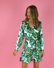 LOBO ROSA | BLAIZ | Amazona Leaf Print Mini Dress