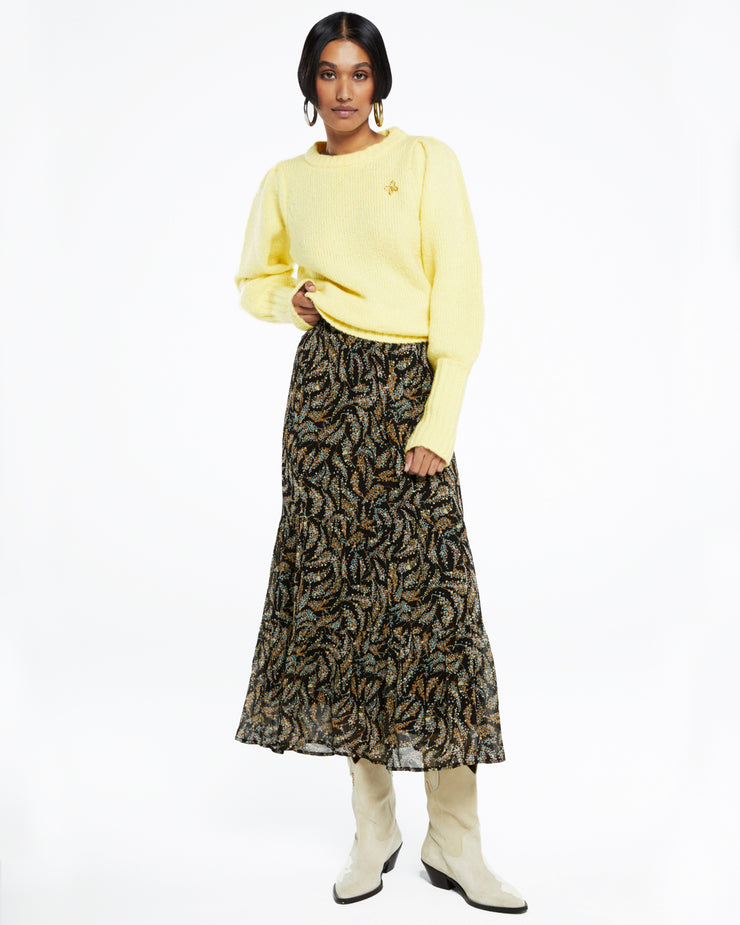 Louise Floral Tess Midi Skirt