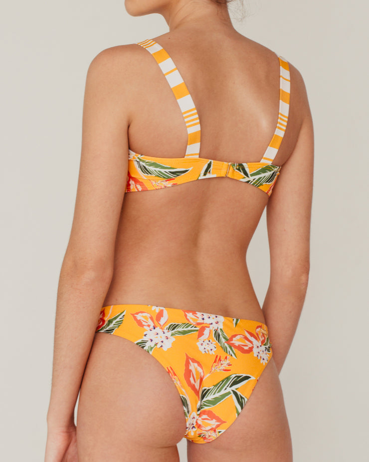 PALMACEA | BLAIZ | Yellow Heli Bikini Top