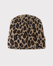  BLAIZ 227 Beige Leopard Beanie Hat