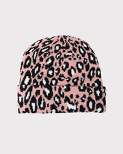 BLAIZ 227 Pink Leopard Beanie Hat