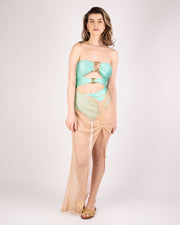 Gold Sand Netting Skirt