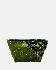 Zohra Green Velvet Mini Pouch Bag