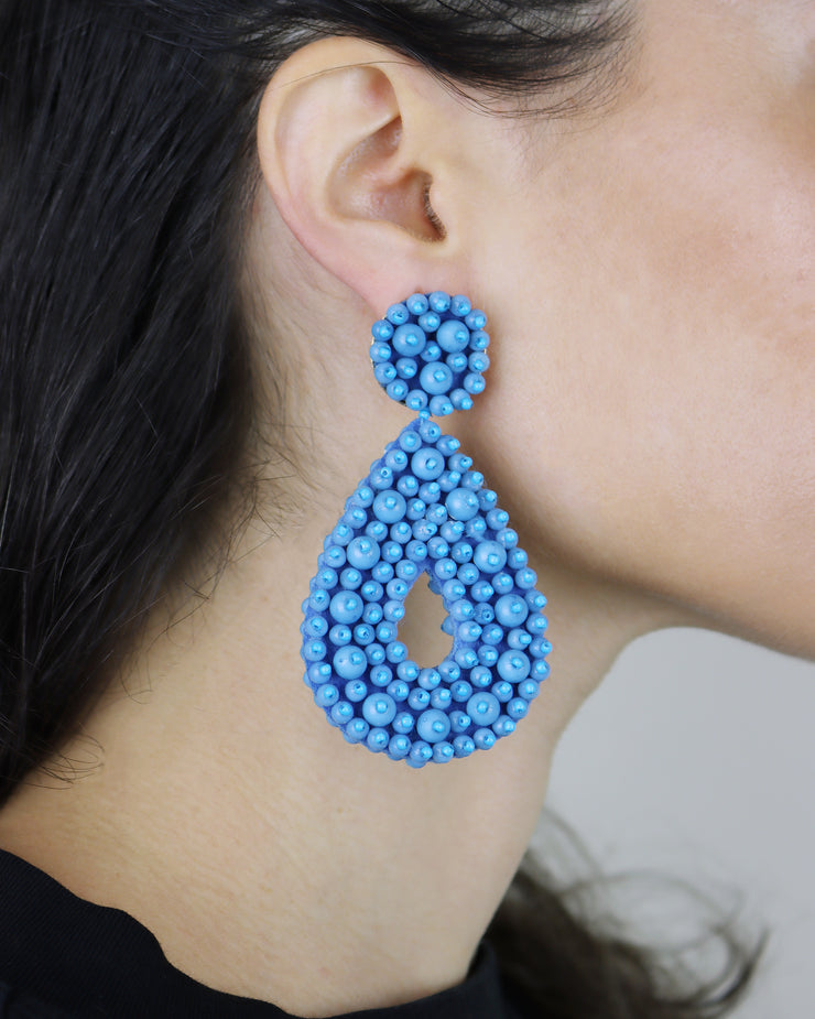 Blaiz 227 Azure Blue Beaded Earrings™