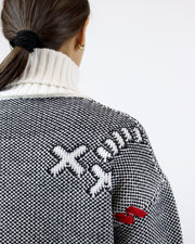 BLAIZ | Mitawa | Graffiti High Neck Sweater Wool Acrylic 