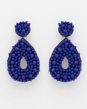 Blaiz 227 Cobalt Blue Beaded Earrings