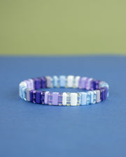 Blaiz 227 Lilac Blue Translucent Enamel Bracelet