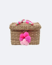 Blaiz Le Pom Pom Cheerful Box Bag with Pom Poms