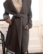 HERA CONCEPT | BLAIZ | Grey Sienna Alpaca Wool Coat