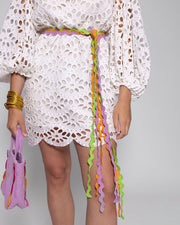 BLAIZ Sundress Edo White Eyelet Mini Dress