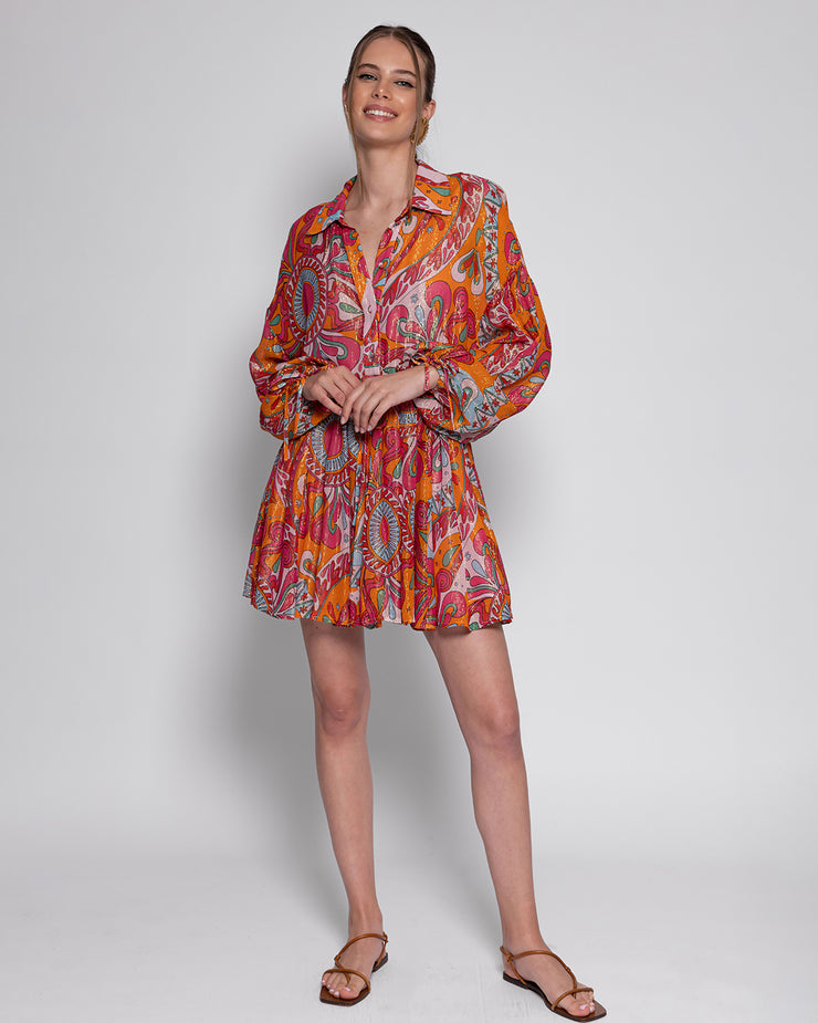 BLAIZ Sundress Blair Marbella Framboise Mini Dress