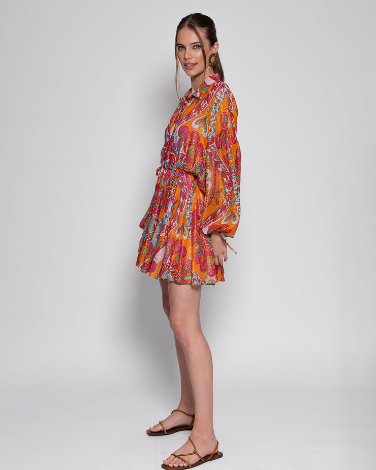 BLAIZ Sundress Blair Marbella Framboise Mini Dress