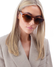 BLAIZ | Sienna Alexander Chelsea Brown Split Sunglasses