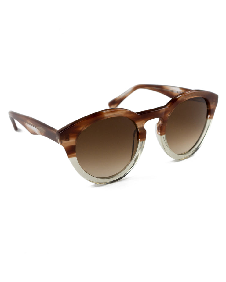 Chelsea Brown Split Sunglasses
