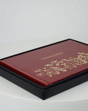 SLOANE STATIONERY | BLAIZ | Country House Burgundy A5 Notebook Guest Book