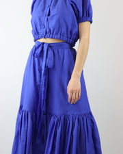 Midnight Blue Nefeli Skirt