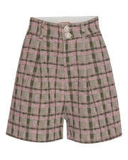 BLAIZ Custommade Aliba Sea Pink Tweed High Shorts