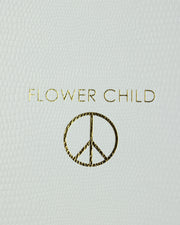 SLOANE STATIONERY | BLAIZ | Flower Child Pocket Notebook A6 White Gold Pocketbook