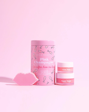 BLAIZ NCLA Beauty Pink Champagne Lip Care Duo + Lip Scrubber