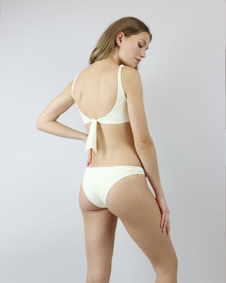 BLAIZ | Palmacea Baudo Ivory Bikini Bottom