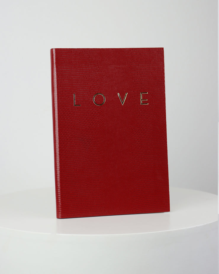 SLOANE STATIONERY | BLAIZ | Red Love A5 Notebook Handmade