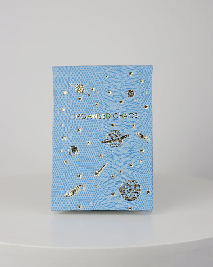 SLOANE STATIONERY | BLAIZ | Organised Chaos Blue Space Refillable Handmade Notepad