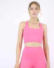 Blaiz Activewear Fluorescent Pink Sports Bra