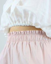 Dusky Pink Ruffle Shorts