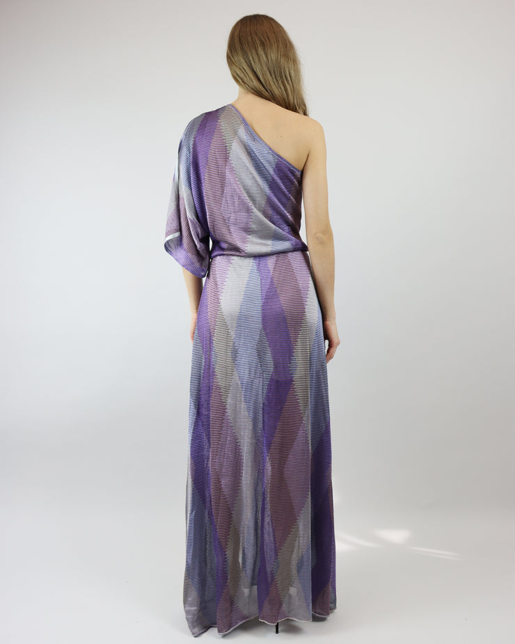 BLAIZ | Cecilia Prado Purple Disco Asymmetric Dress