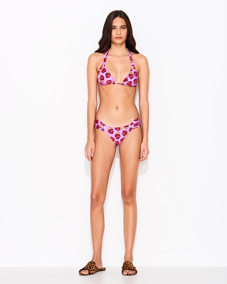 Blaiz Triya Pink Corazon Print Wide Strap Bikini
